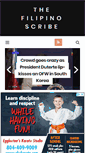 Mobile Screenshot of filipinoscribe.com